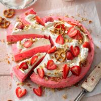 Strawberry Pretzel Pie image