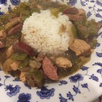 Slow Cooker Chicken and Sausage Gumbo image