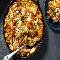 Spicy Butternut Squash Pasta With Spinach image