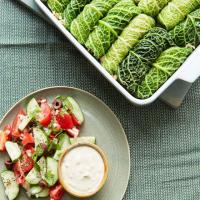 Middle Eastern-style cabbage rolls image