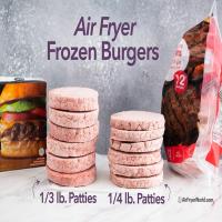 Air Fryer Burgers from Frozen Patties_image