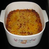 Cheesy Ground Beef-Spinach Sour Cream Noodle Casserole image