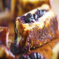 French Toast Fingers With Chocolate Hazelnut Spread and Blueberries image