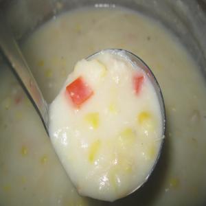 Simple Corn and Chicken Chowder_image