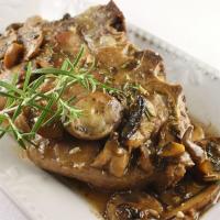 Veal Chop with Portabello Mushrooms_image