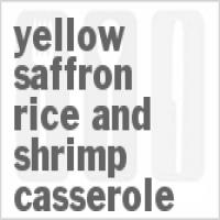 Yellow Saffron Rice And Shrimp Casserole_image