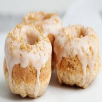 Baked Apple Spice Doughnuts with Cinnamon Glaze image