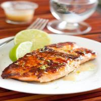 Pan Seared Honey Glazed Salmon with Lime Sauce_image