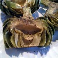 Grilled Garlic Artichokes image
