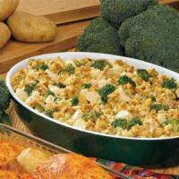 Stuffing-Topped Chicken and Broccoli image
