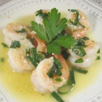 Sauteed Shrimp with Garlic, Lemon, and White Wine image