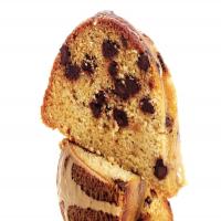Brown Sugar and Chocolate Chip Pound Cake with Maple-Espresso Glaze_image
