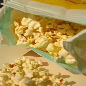 Homemade microwave Popcorn and seasoning_image