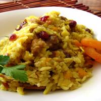 Savory Curried Rice With Dried Fruit_image