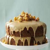 CHOCOLATE SPICE CAKE WITH CARAMEL FROSTING_image