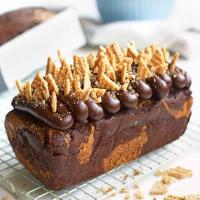 Chocolate & sesame loaf cake image