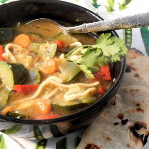Herbal Kluski Zucchini Soup image