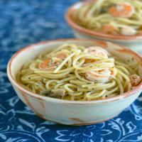 Garlic Shrimp Pasta image