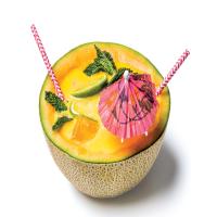 Tiki Cantaloupe-Coconut Cocktail image
