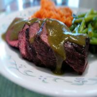 Sliced Steak and Roasted Poblano Gravy_image