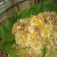 Blue Cheese, Candied Walnut and Citrus Orzo Salad_image