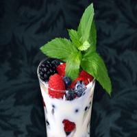 Summer Berries With Lemon Creme Fraiche image