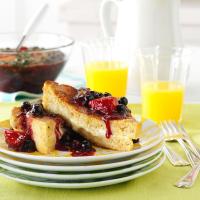 Mascarpone-Stuffed French Toast with Berry Topping image