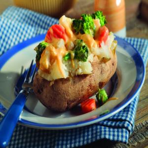 Cheesy Veggie Potato Topping_image