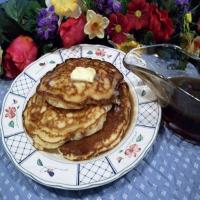 Apple Pancakes With Apple Syrup_image