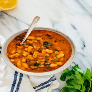 Pasta e Fagioli (Italian Pasta and Beans)_image