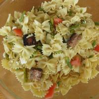 Balsamic Vinegar Tofu and Asparagus Pasta Salad_image