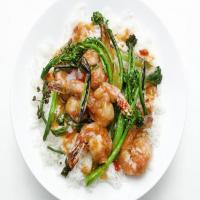General Tso's Shrimp with Broccolini image