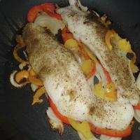 Fish With Bell Peppers image