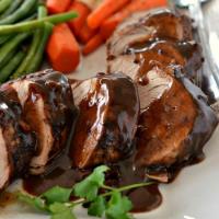 Crock Pot Pork Tenderloin with Balsamic Sauce_image