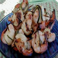 Grilled Zucchini-Wrapped Shrimp image