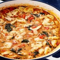 Creamy Tuscan Garlic Tortellini Soup Recipe - (4.2/5) image