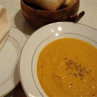 Spiced Carrot and Lentil Soup image