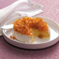 Brie with Apricot Topping image