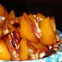 Roasted Butternut Squash With Pecan Ginger Glaze image