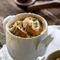 French Onion Soup - Beef Au Gratin Recipe_image