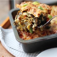 Roast Vegetable Lasagne With Spinach and Ricotta image