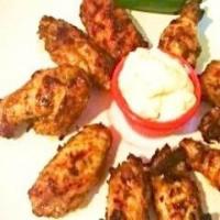 Grilled Jamaican Jerk Wings with sauce_image