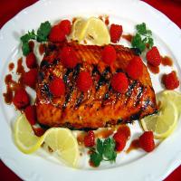 Mean Chef's Grilled Salmon With Red Currant Glaze image