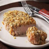 Cheesy Crumb-Topped Pork Chops for Two_image