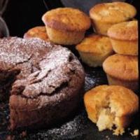 Pear & ginger muffins image