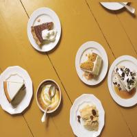 Pumpkin Ice Cream Pie with Chocolate-Almond Bark and Toffee Sauce image