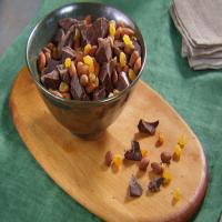 Dark Chocolate with Golden Raisins and Toasted Almonds_image