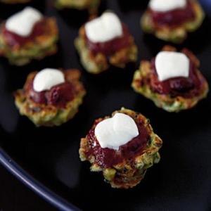 Courgette griddle cakes image
