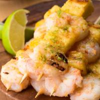 Tropical Shrimp and Pineapple Grilled Skewers Recipe by Tasty image
