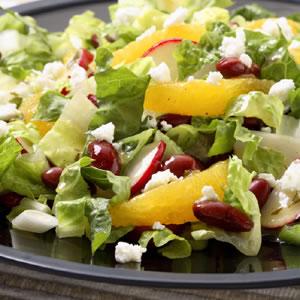 Romaine Salad with Orange, Feta & Beans Recipe - (4.2/5)_image